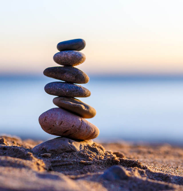 pebbles on a beach